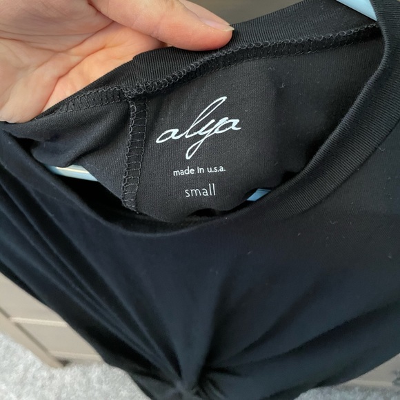 Black T-shirt dress - Picture 2 of 2